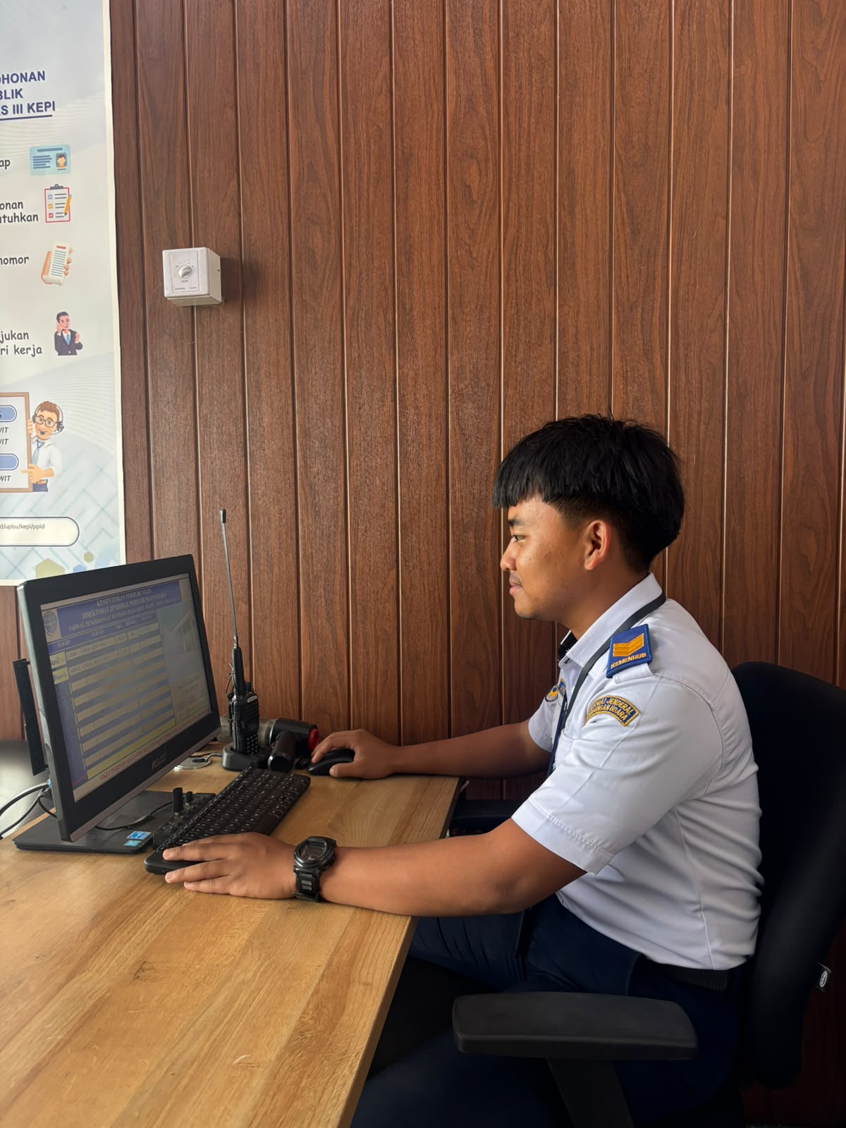 Gambar Berita dengan Judul Ruangan Informasi Bandar Udara Kepi Siap Memberikan Layanan Informasi yang Cepat dan Akurat