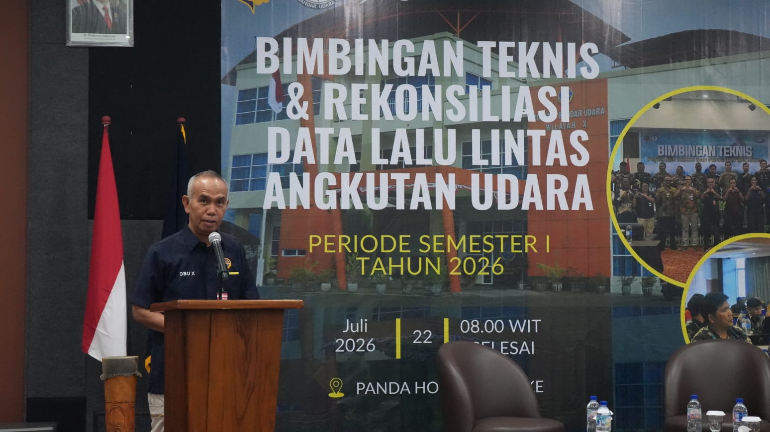 Gambar Berita dengan Judul BANDAR UDARA KEPI BERPARTISIPASI DALAM BIMBINGAN TEKNIS DAN REKONSILIASI DATA LALU LINTAS ANGKUTAN UDARA SEMESTER I TAHUN 2026