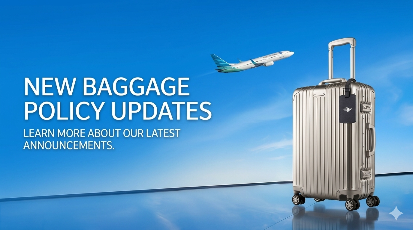 👉 Wajib Tahu Sebelum Terbang! Garuda Indonesia Resmi Ubah Aturan Bagasi per 1 September 2026, Salah Packing Bisa Kena Biaya Tambahan