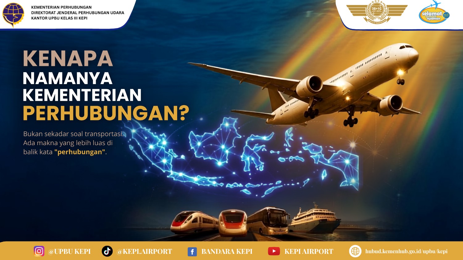 🌍 Lebih dari Transportasi: Menguak Makna Mendalam di Balik Nama Kementerian Perhubungan bagi Masyarakat Kepi