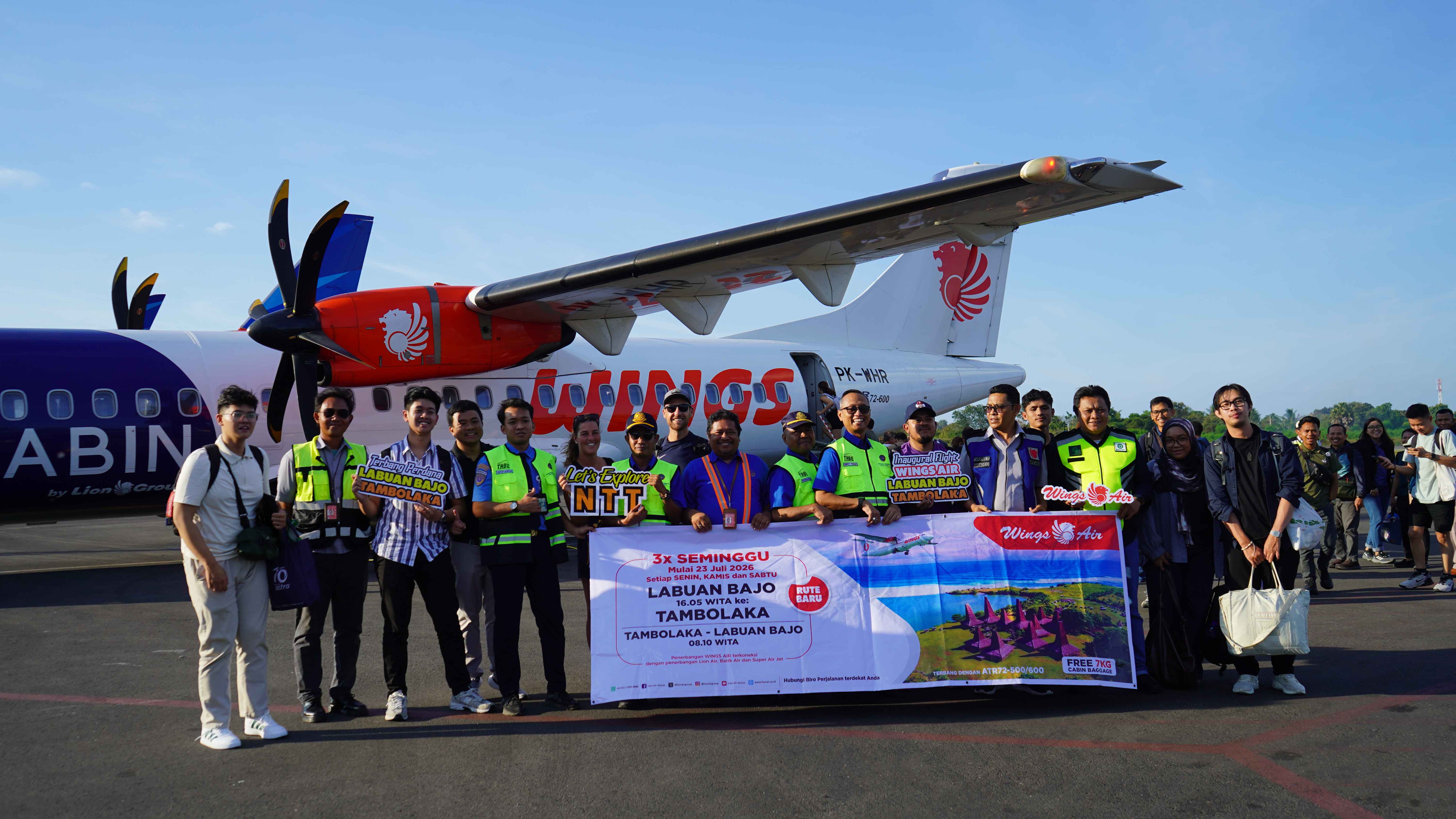Gambar Berita dengan Judul Rute Langsung Labuan Bajo–Tambolaka Resmi Beroperasi, Perkuat Aksesibilitas di Nusa Tenggara Timur