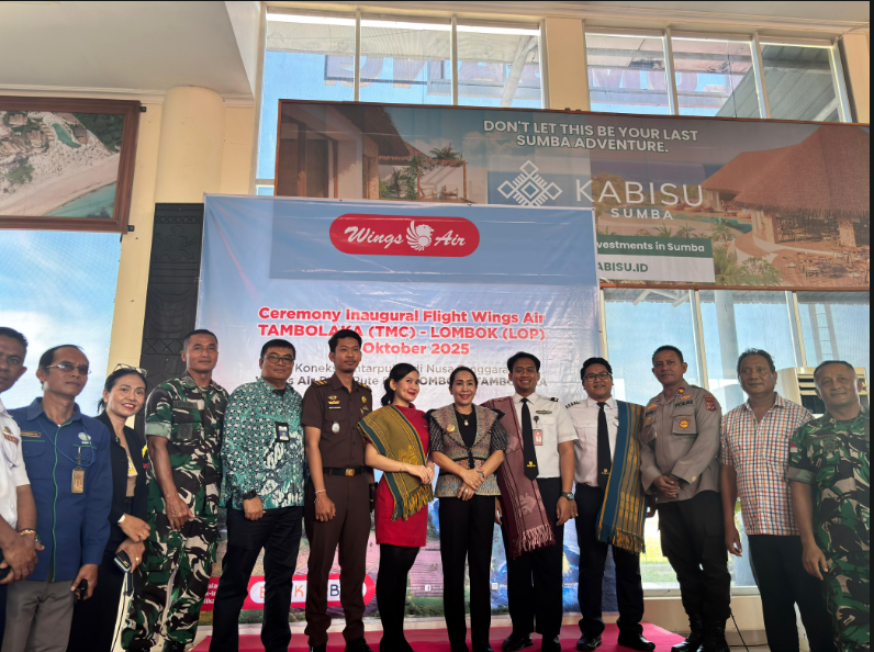 Gambar berita dengan judul Penerbangan Perdana Wings Air Rute TMC - LOP
