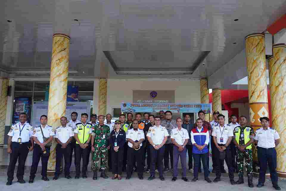 Gambar Berita dengan Judul Pembukaan Posko Angkutan Lebaran Terpadu Tahun 2026 di Bandara Lede Kalumbang