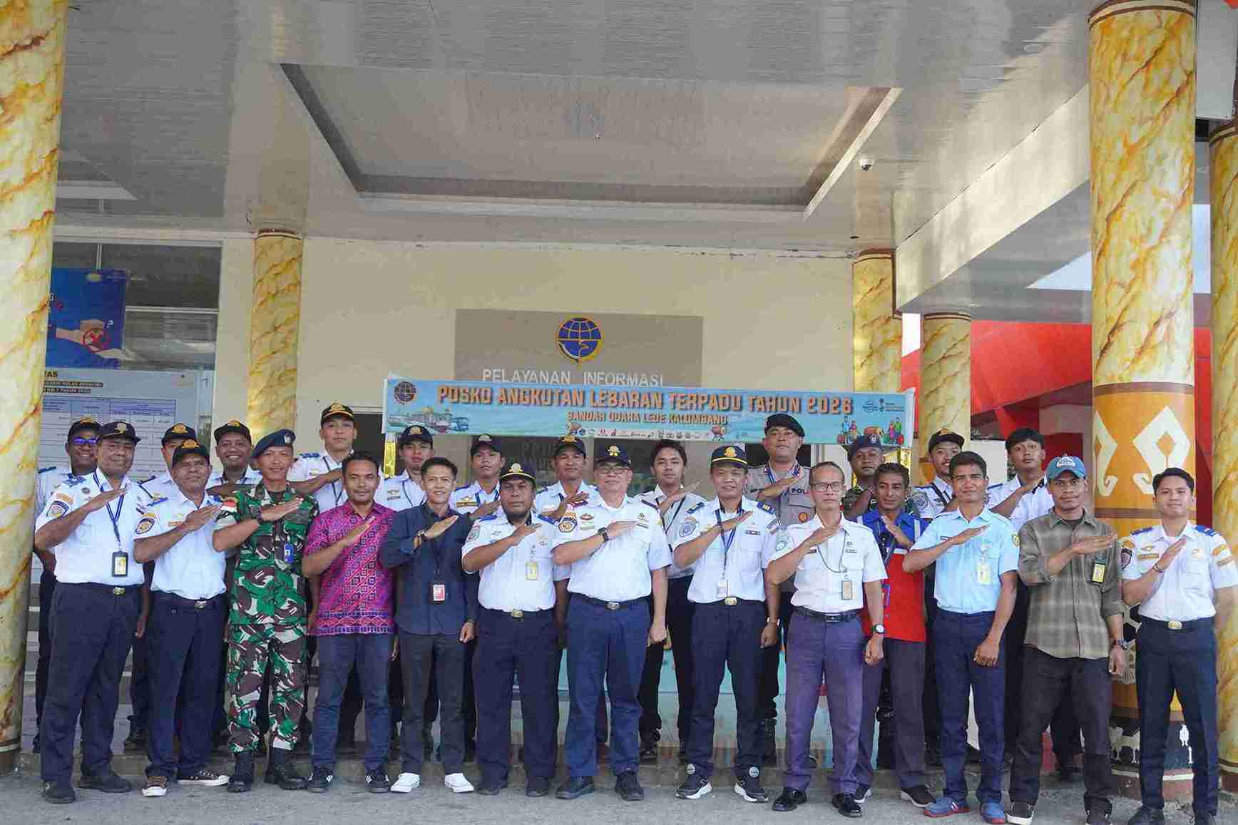 Penutupan Posko Angkutan Lebaran 2026, Bandara Lede Kalumbang Catat Kinerja Operasional Positif