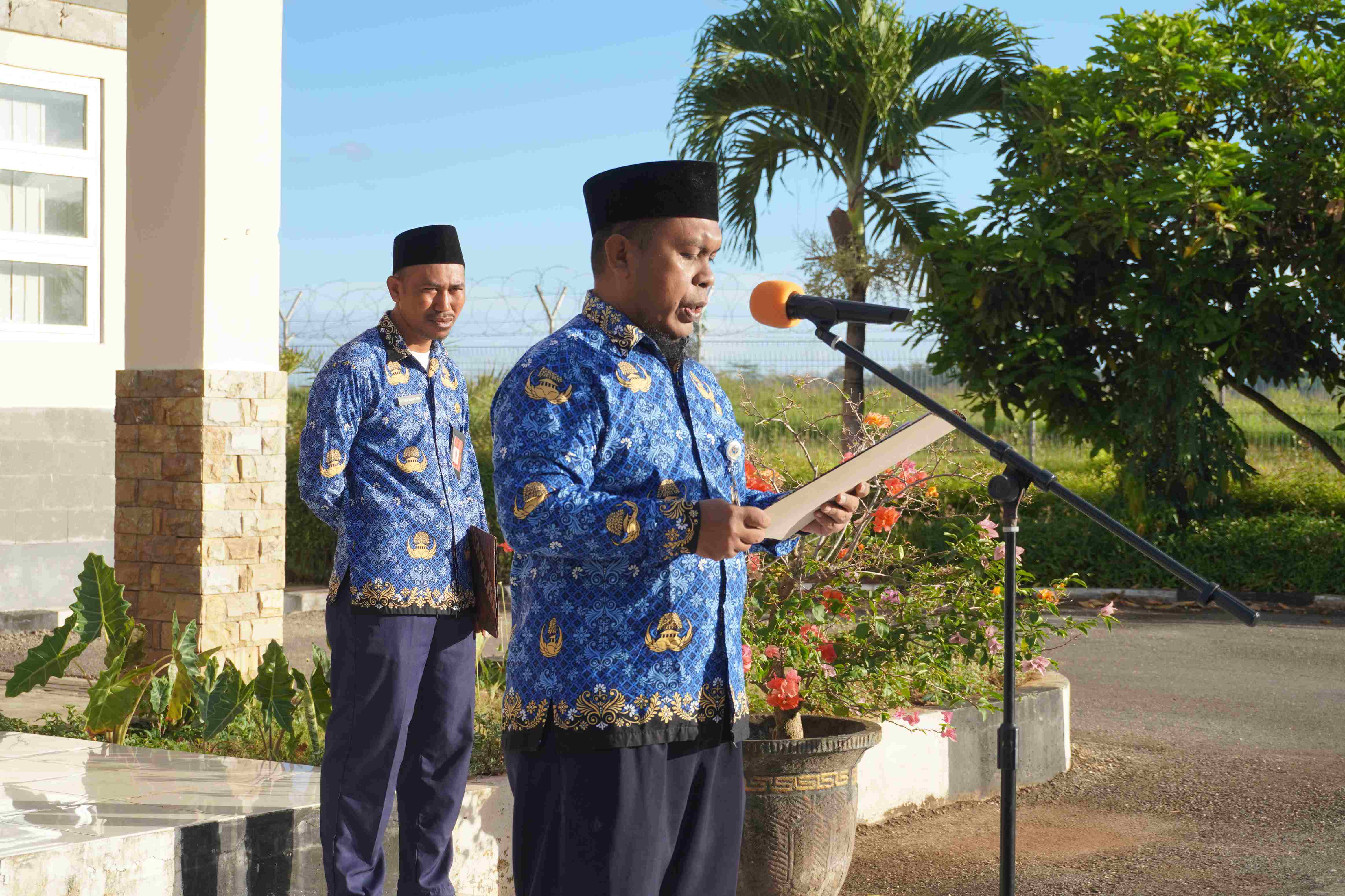 Upacara Peringatan Hari Kebangkitan Nasional ke-118 di Bandar Udara Lede Kalumbang