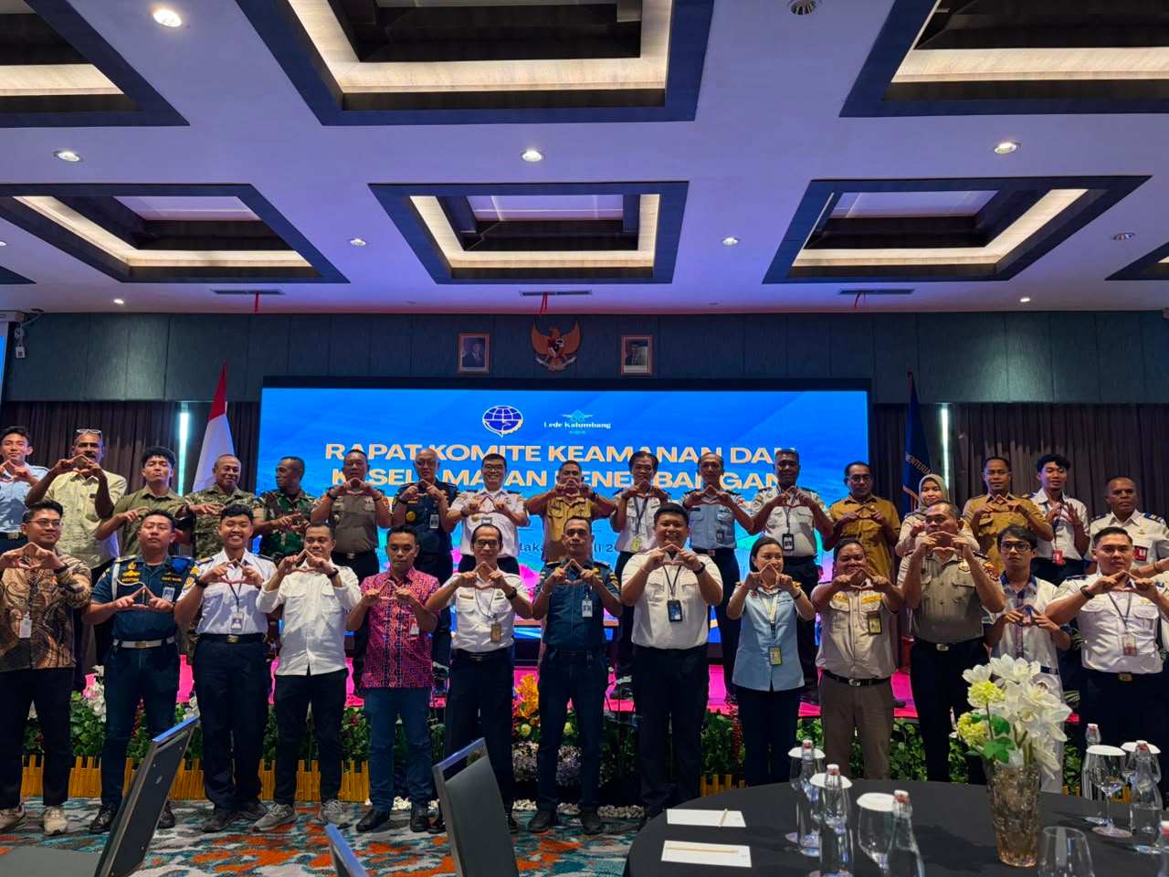 Rapat Komite Keamanan dan Keselamatan Penerbangan Tahun 2026 Perkuat Sinergi Antarinstansi di Bandar Udara Lede Kalumbang