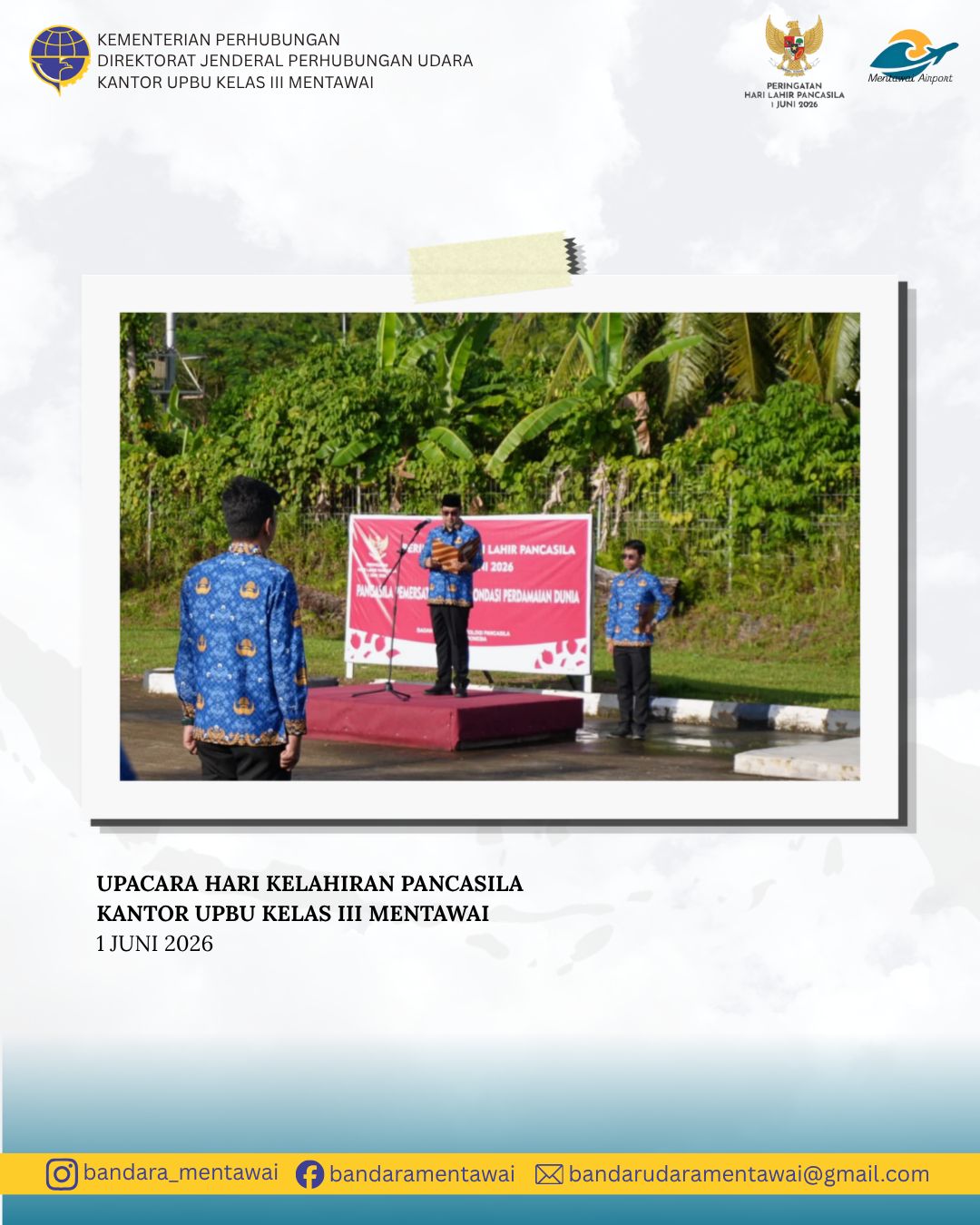 Gambar Berita dengan Judul Upacara Hari Lahir Pancasila