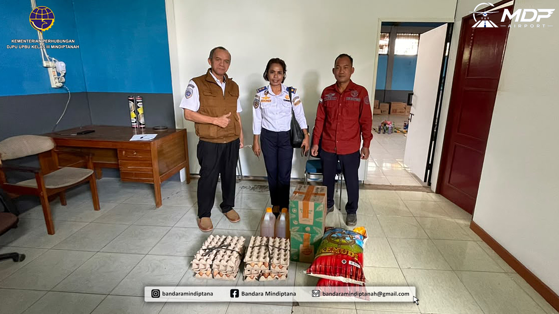 Gambar Berita dengan Judul Sambut Hari Perhubungan Nasional 2026, Bandara Mindiptana Berpartisipasi dalam Kegiatan Anjangsana