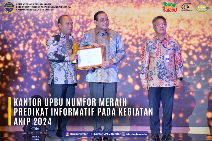 Bandar Udara Numfor Meraih Predikat Informatif