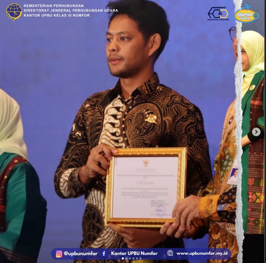 Gambar Berita dengan Judul Bandar Udara Numfor Meraih Predikat Informatif