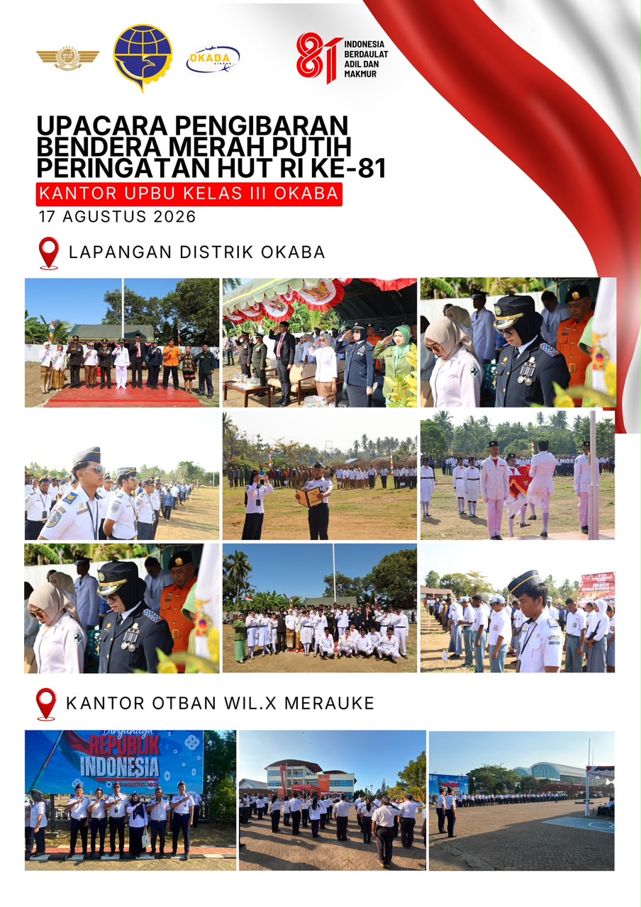 Upacara Pengibaran Bendera Merah Putih Peringatan HUT RI ke-81