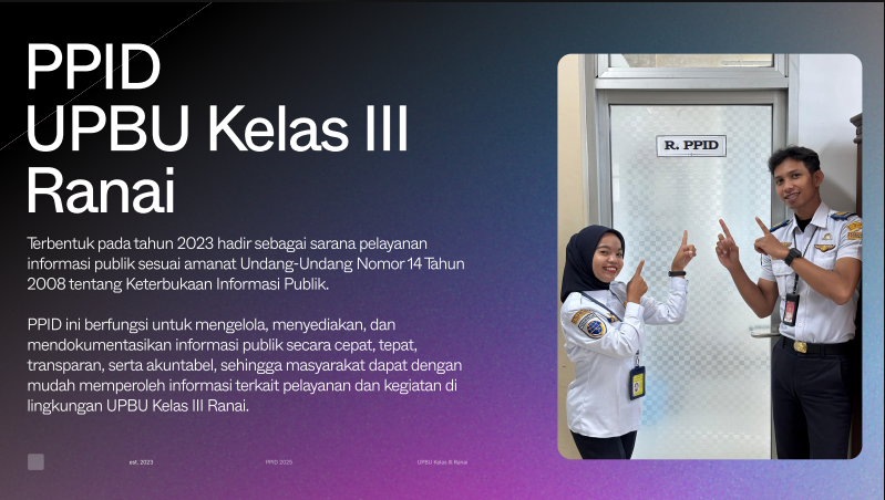 Profil Singkat Tentang Organisasi PPID di UPBU Kelas III Ranai