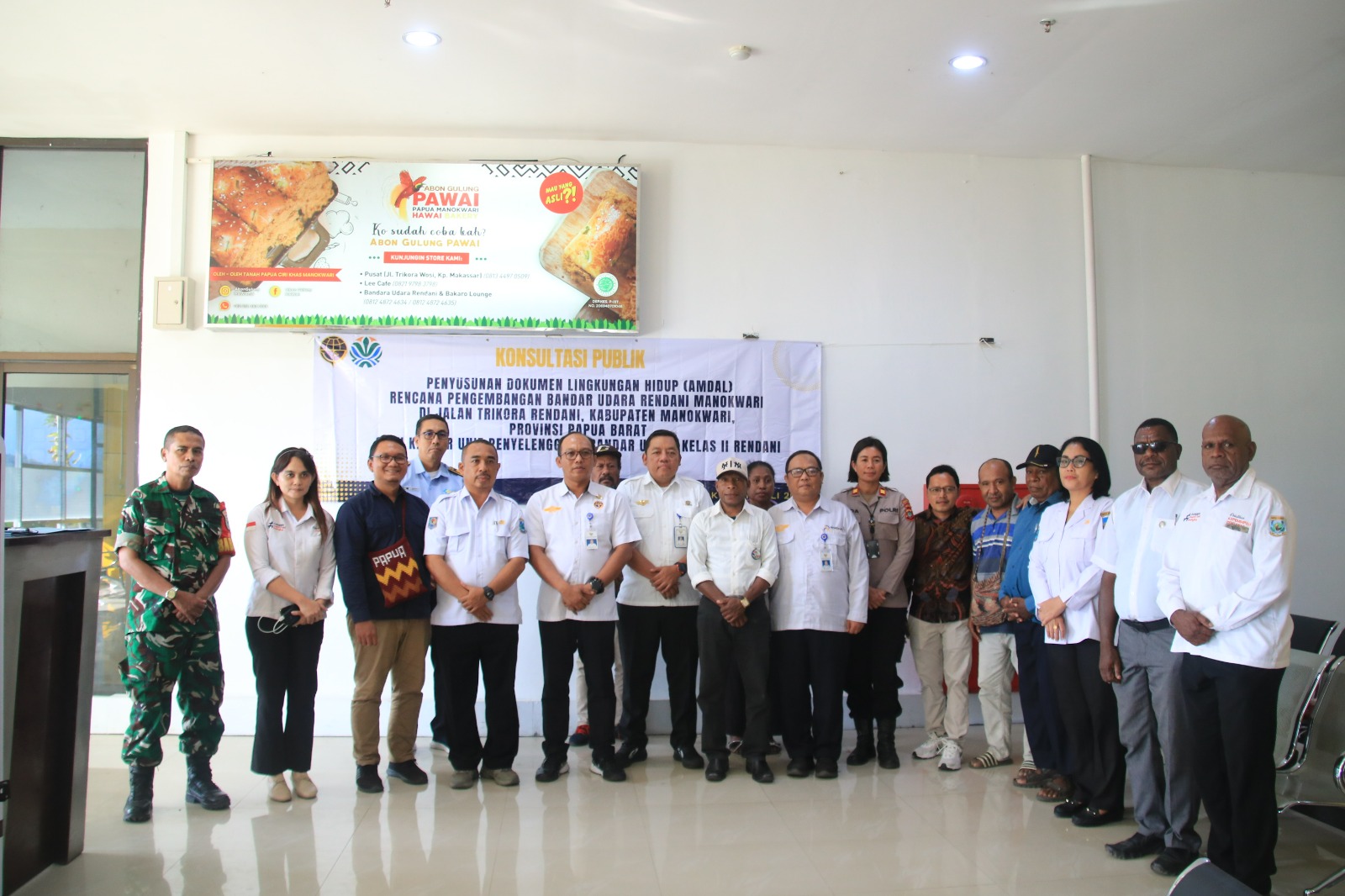 Gambar Berita dengan Judul KONSULTASI PUBLIK PENYUSUNAN DOKUMEN LINGKUNGAN HIDUP (AMDAL) RENNCANA PENGEMBANGAN BANDAR UDARA RENDANI MANOKWARI