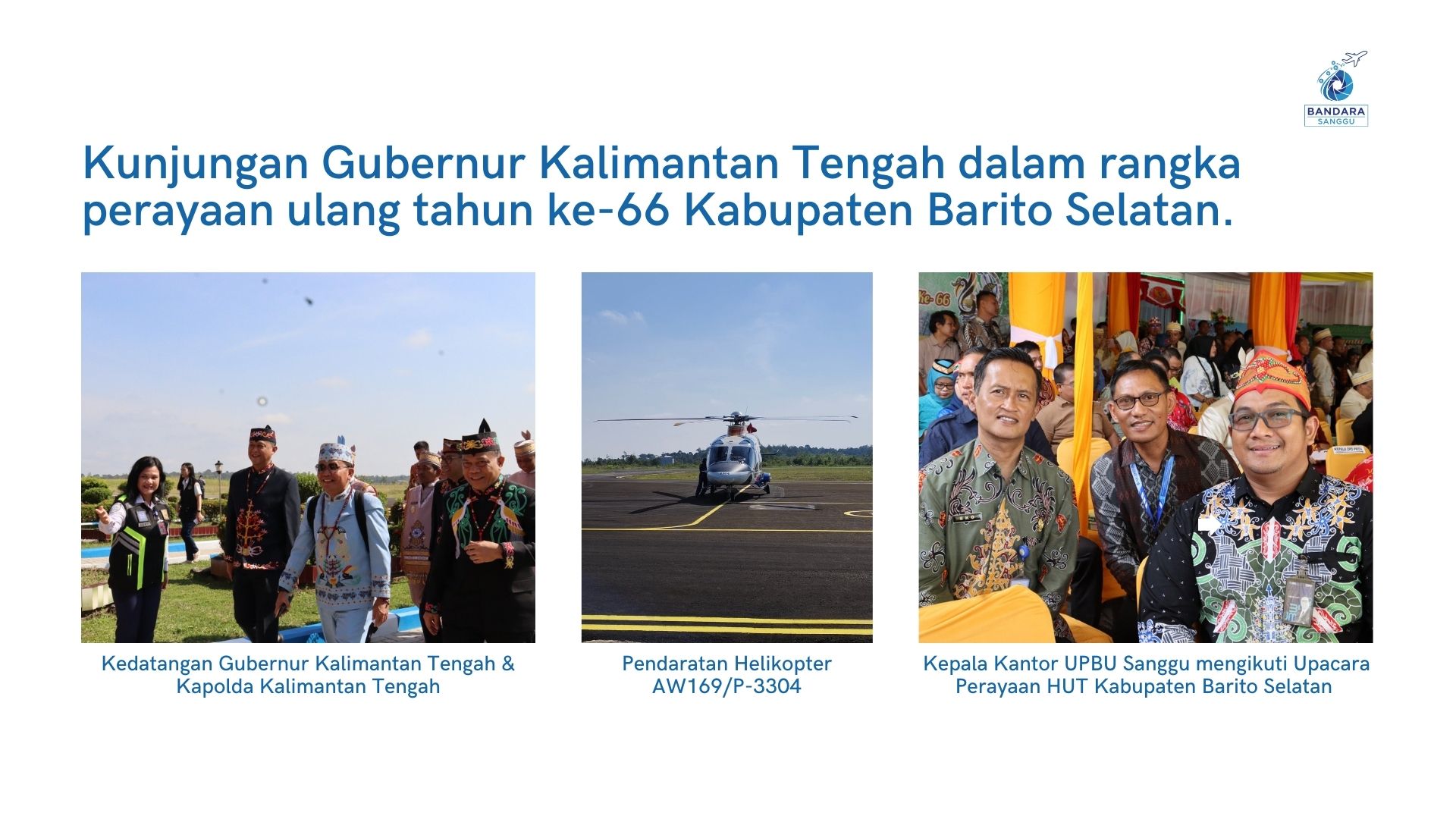 Gambar berita dengan judul Kunjungan Kerja Gubernur Kalimantan Tengah  dalam rangka HUT Kabupaten Barito Selatan Ke-66