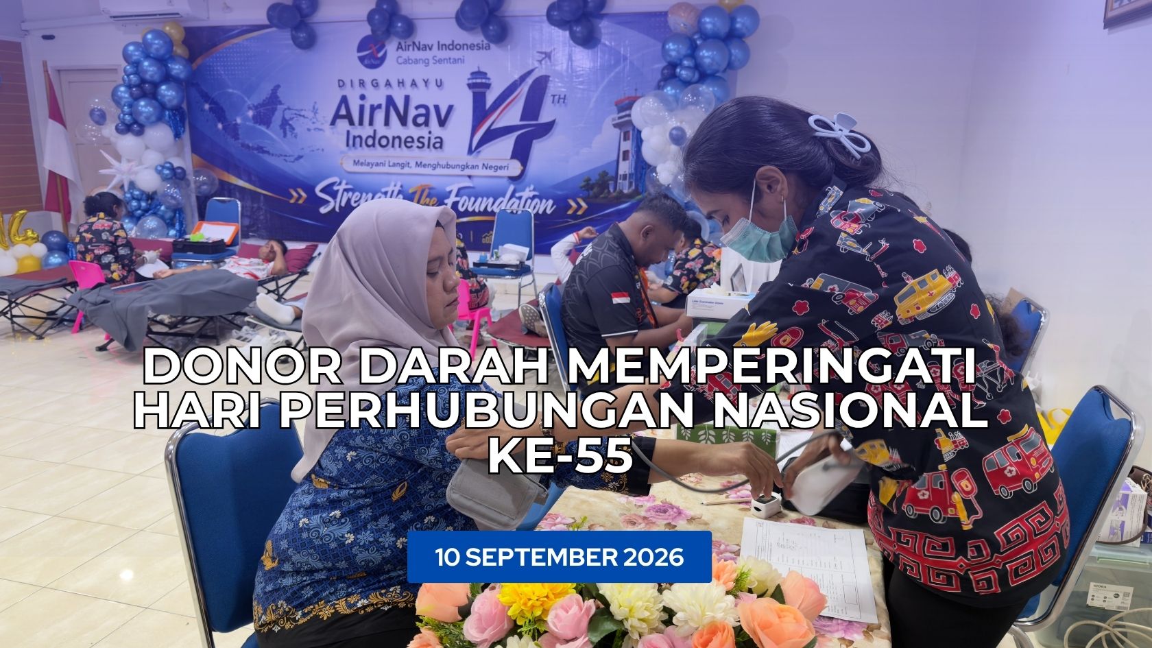 Gambar Berita dengan Judul Kegiatan Donor Darah Memperingati Hari Perhubungan Nasional ke-55 Tahun 2026