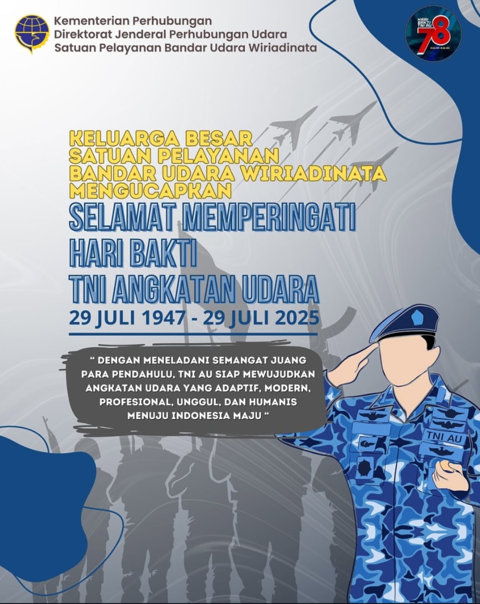 Selamat Memperingati Hari Bakti TNI Angkatan Udara
