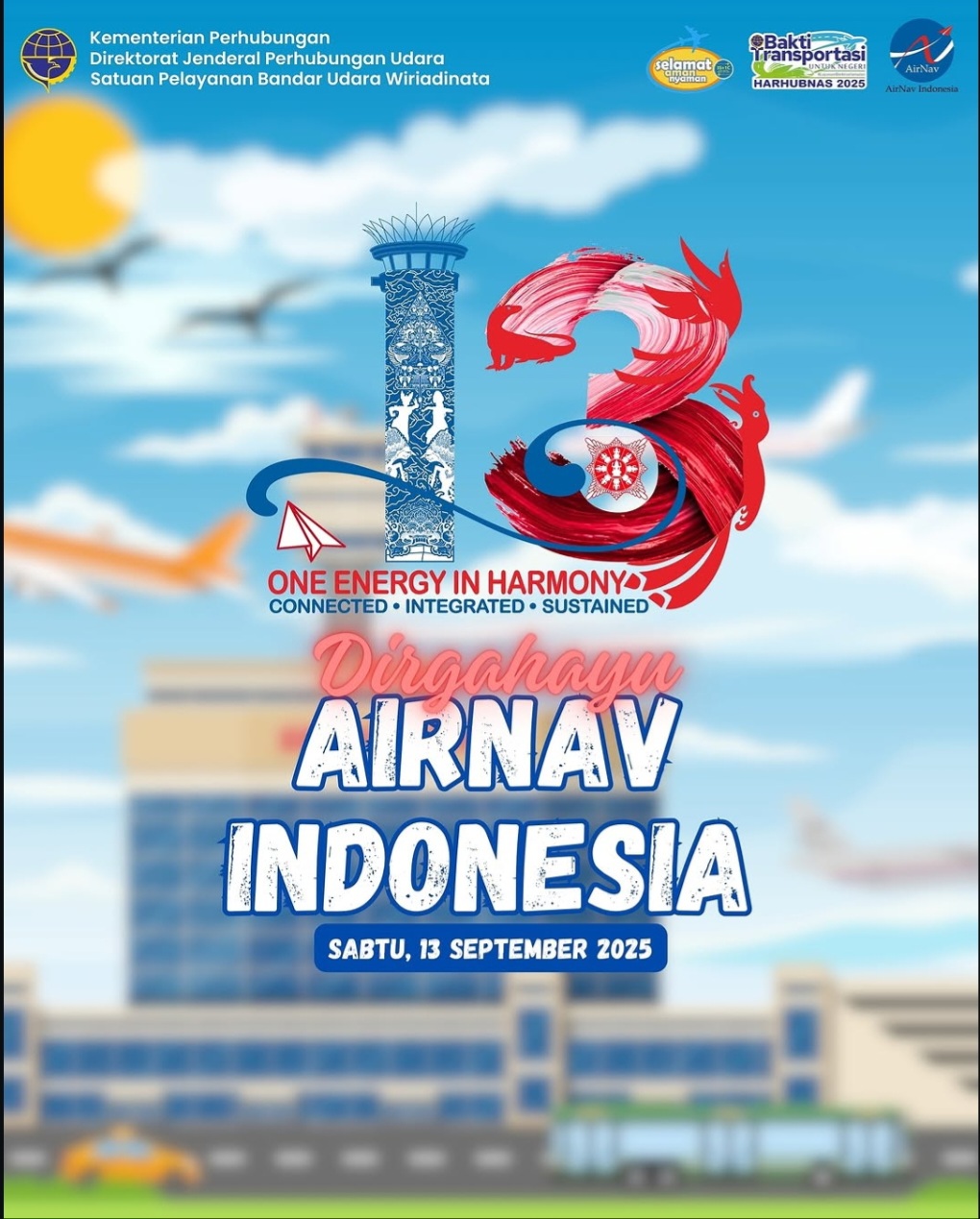 Dirgahayu AirNav Indonesia ke-13