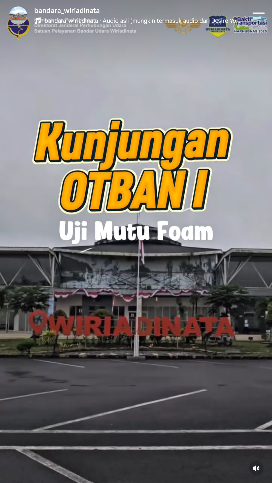 Satuan Pelayanan Bandar Udara Wiriadinata kedatangan tim dari Otban I