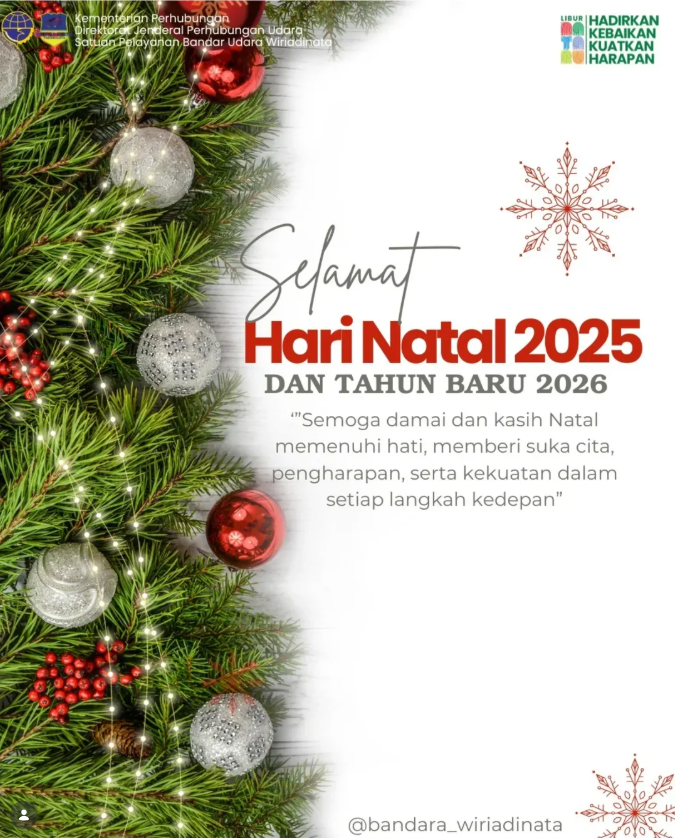 Selamat Hari Raya Natal 2025 dan Tahun Baru 2026