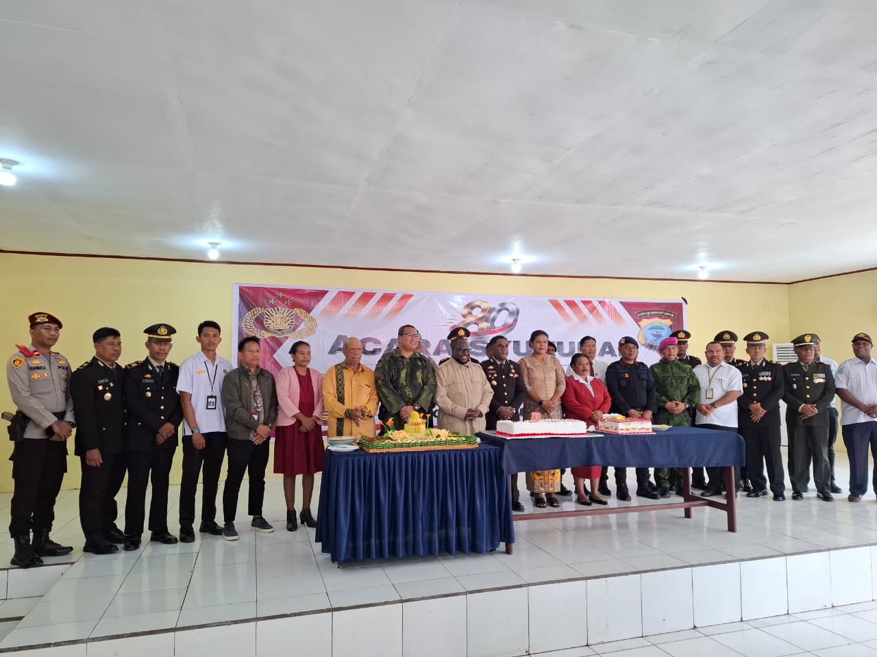 Peringatan Hari Bhayangkara ke-80 di Polres Maybrat. - Foto 1