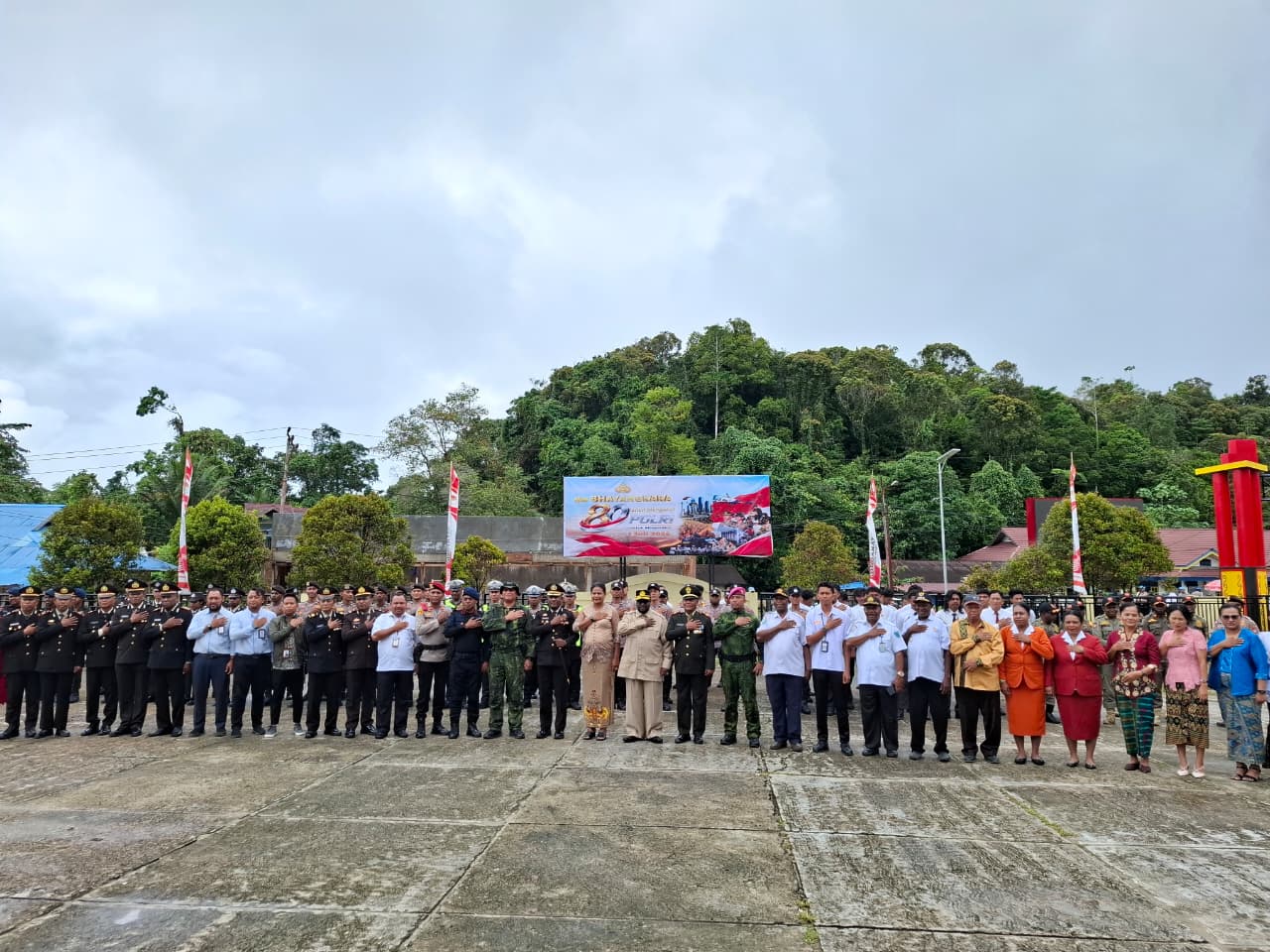 Peringatan Hari Bhayangkara ke-80 di Polres Maybrat. - Foto 5