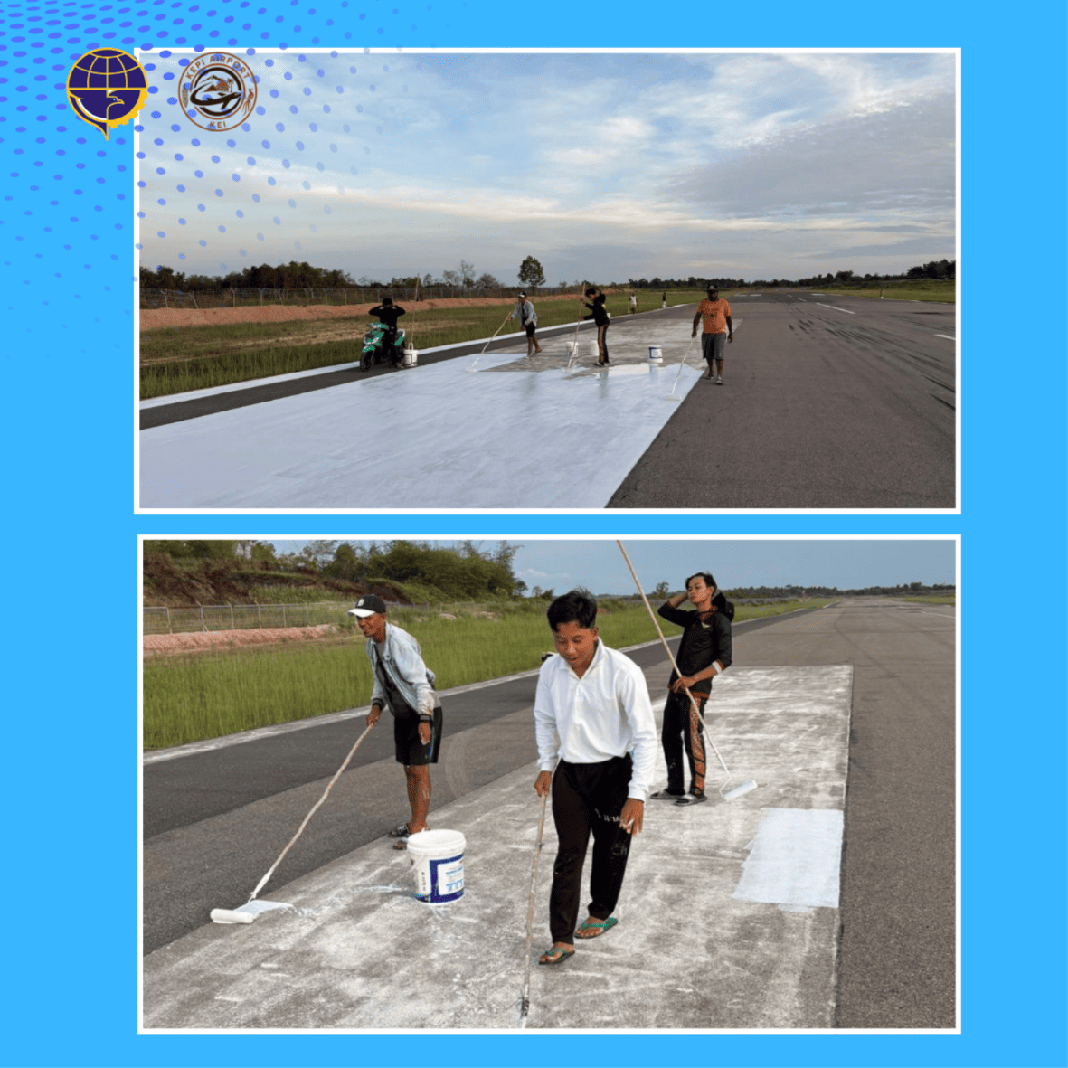 PENGECATAN RUNWAY - Foto 2