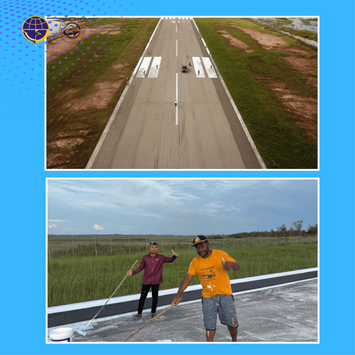 PENGECATAN RUNWAY - Foto 1