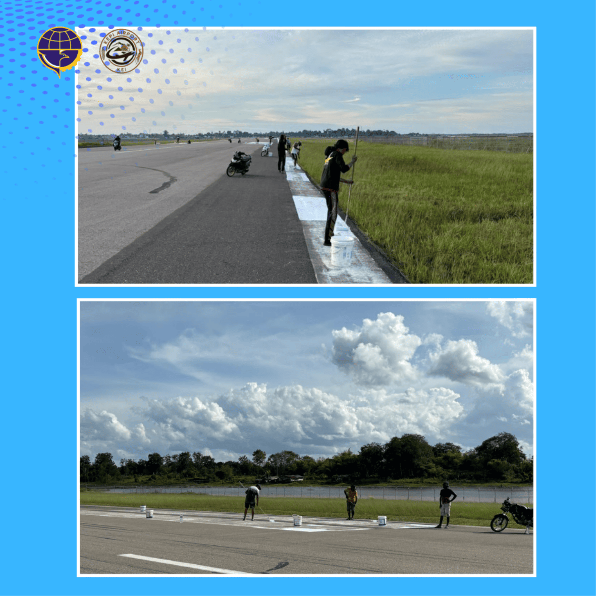 PENGECATAN RUNWAY - Foto 3