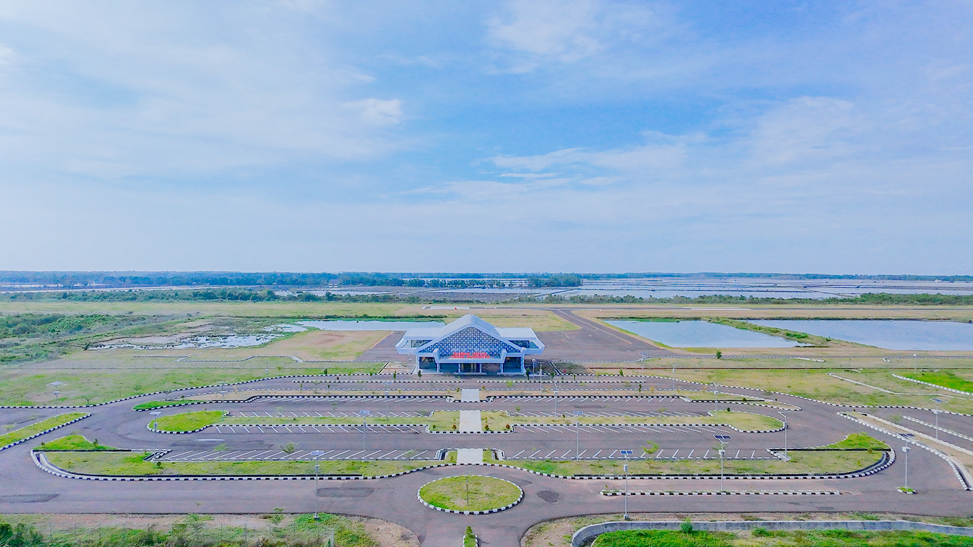 Terminal Sisi Darat Nampak Udara