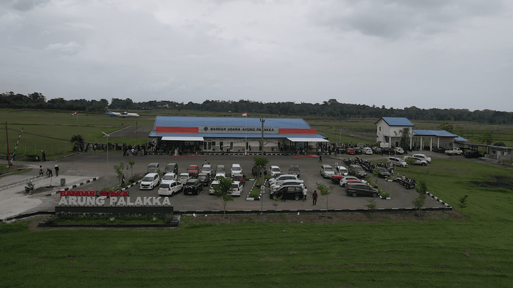 Terminal Landside Drone View