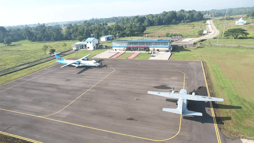 Apron Airside Drone View