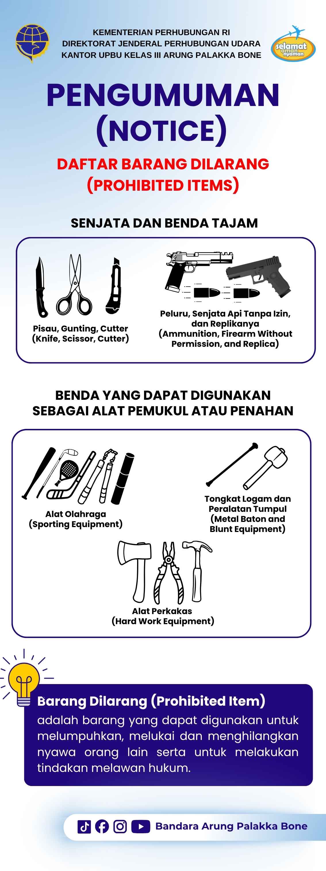 Prohibited Items