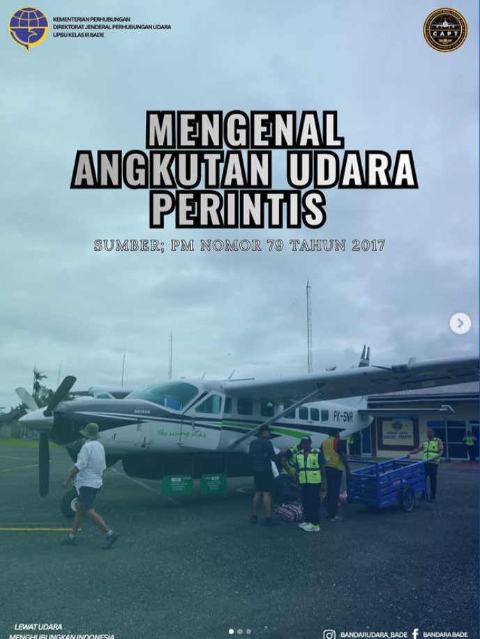 Penerbangan perintis adalah layanan transportasi udara yang hadir untuk menjangkau daerah terpencil, tertinggal, dan sulit diakses oleh transportasi lain.