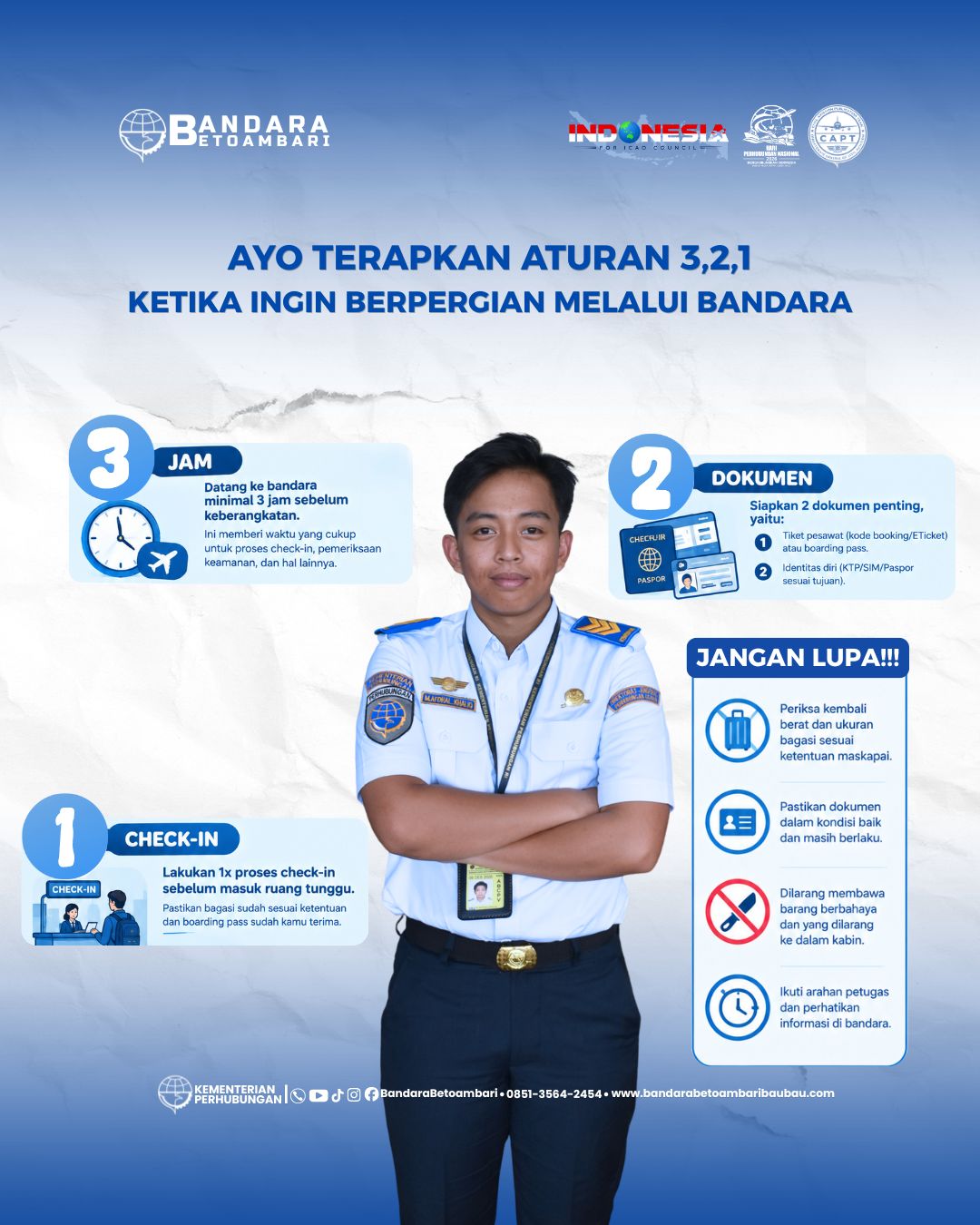 ATURAN 321 DI BANDARA UNTUK SEMUA PENUMPANG