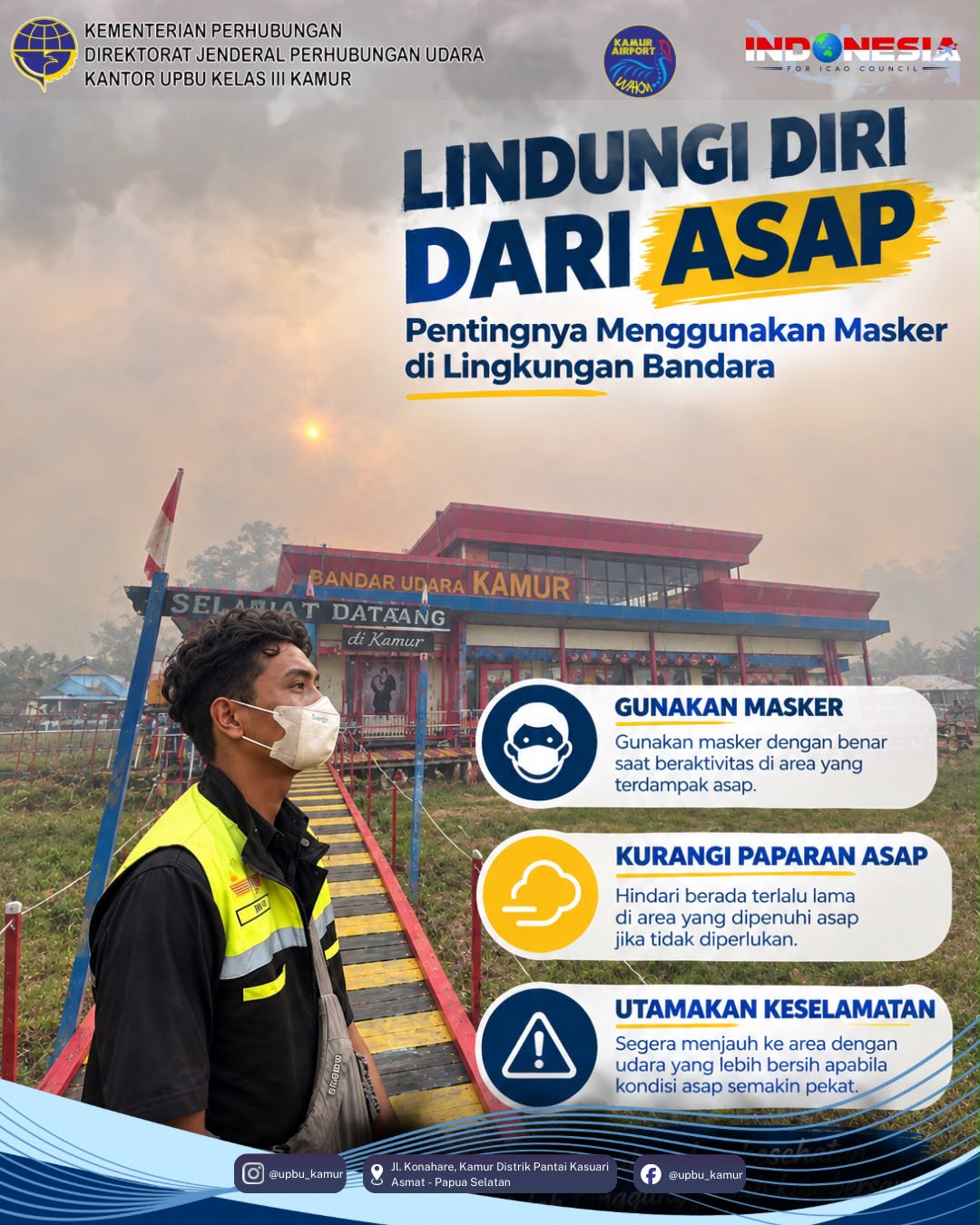 Lindungi diri dari asap