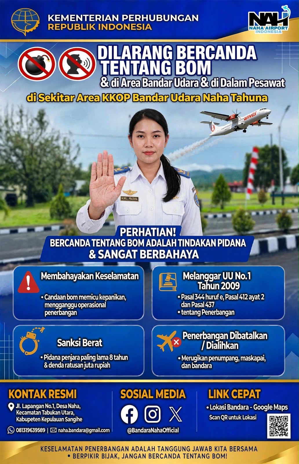 ⚠️ DILARANG BERCANDA TENTANG BOM! ⚠️