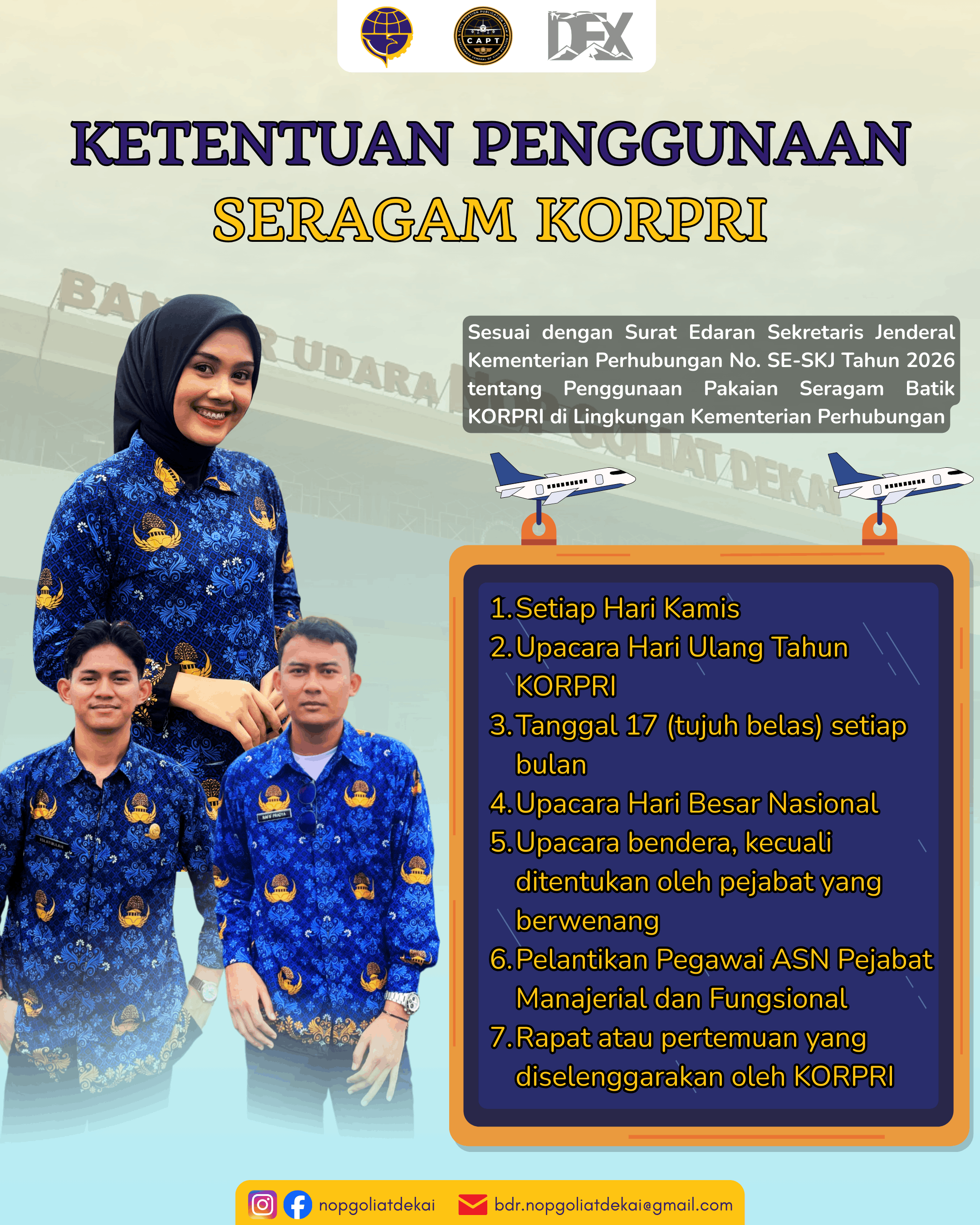KETENTUAN PENGGUNAAN SERAGAM KORPRI
