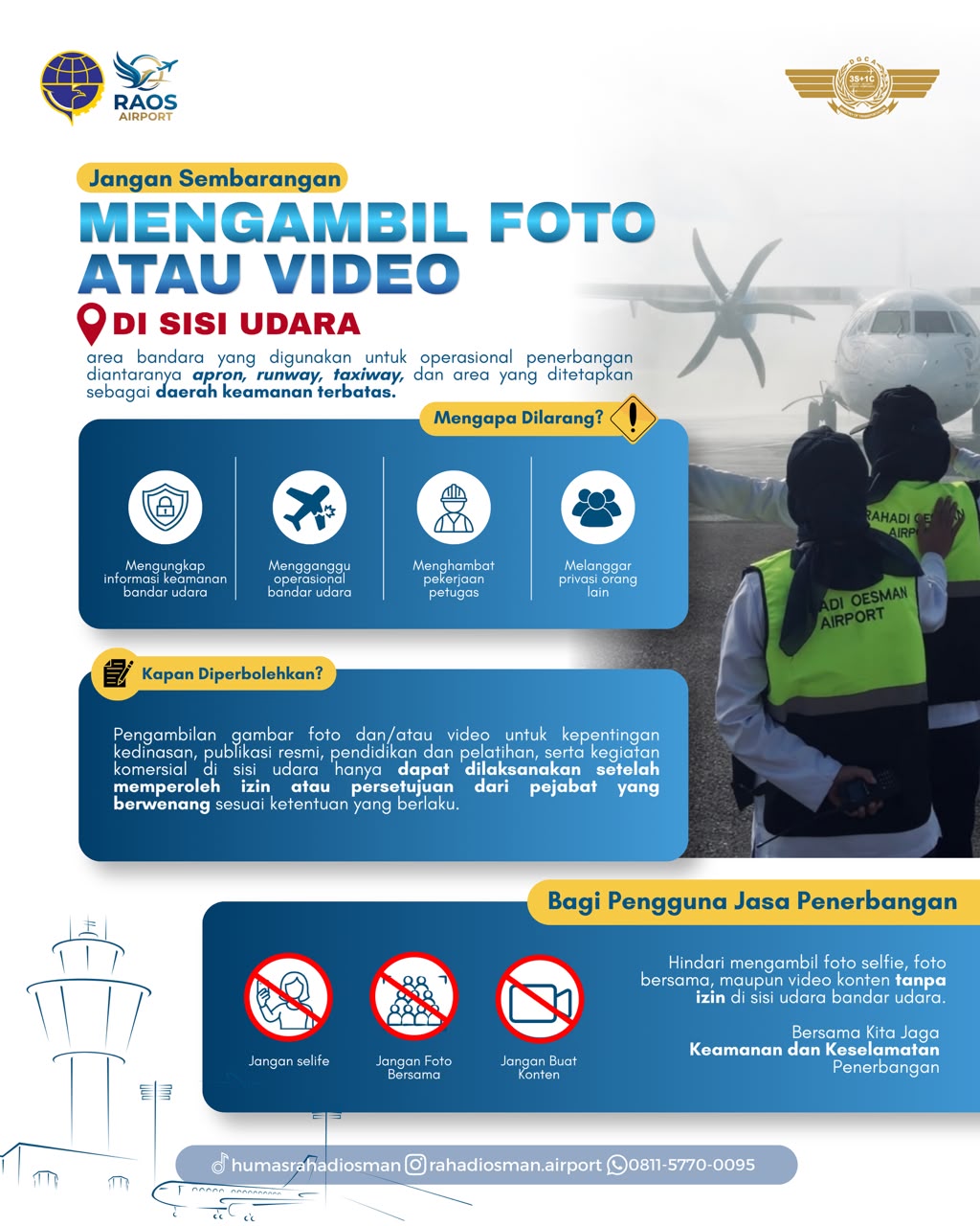 Aturan Mengambil Gambar atau Video di Sisi Udara