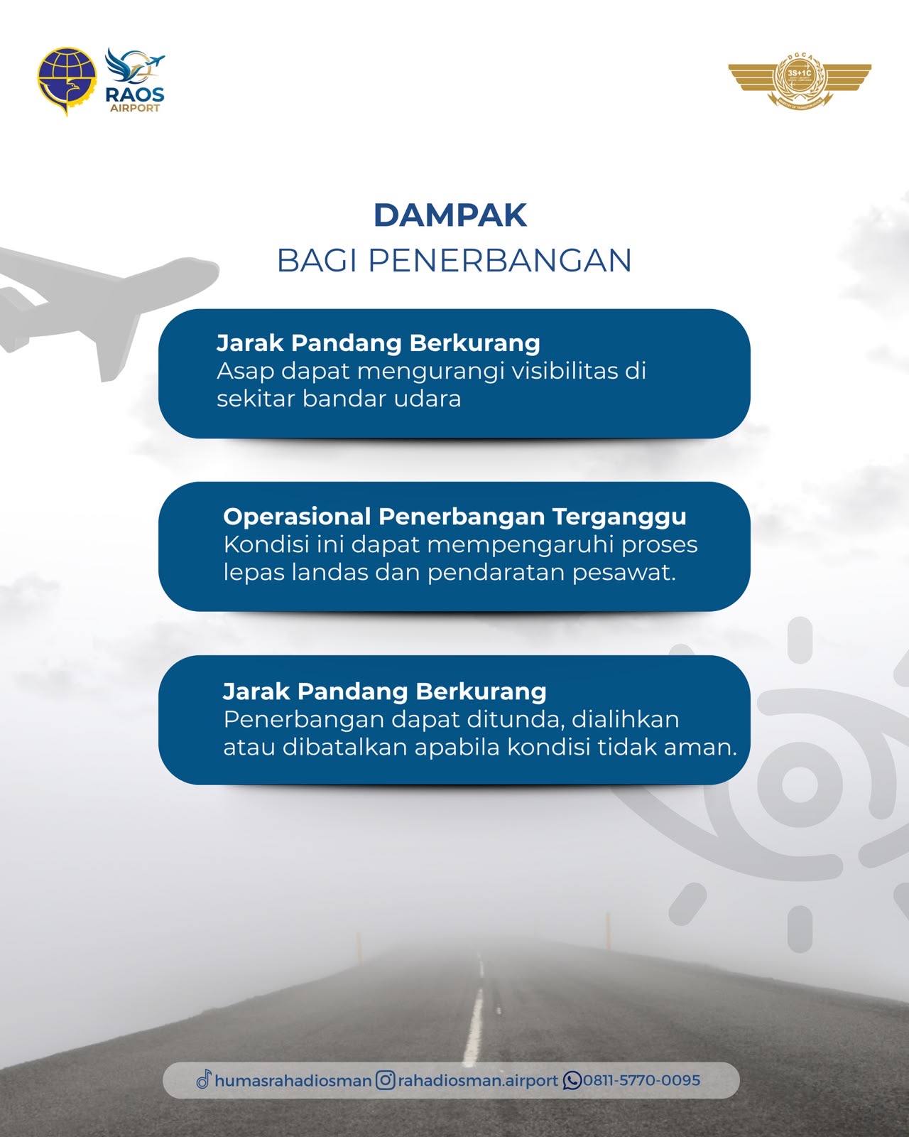 Dampak KARHUTLA bagi Penerbangan