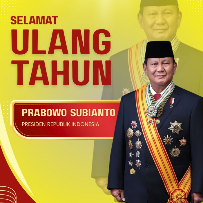 🇮🇩 SELAMAT ULANG TAHUN BAPAK PRABOWO SUBIANTO 🇮🇩 Keluarga Besar UPBU Kelas III Morowali mengucapkan selamat ulang tahun…