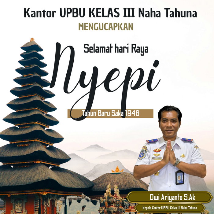 📿 SELAMAT HARI RAYA NYEPI 2026 SAKA 📿 Pada hari suci yang penuh makna ini, Bandara Naha mengucapkan Selamat Hari Raya…