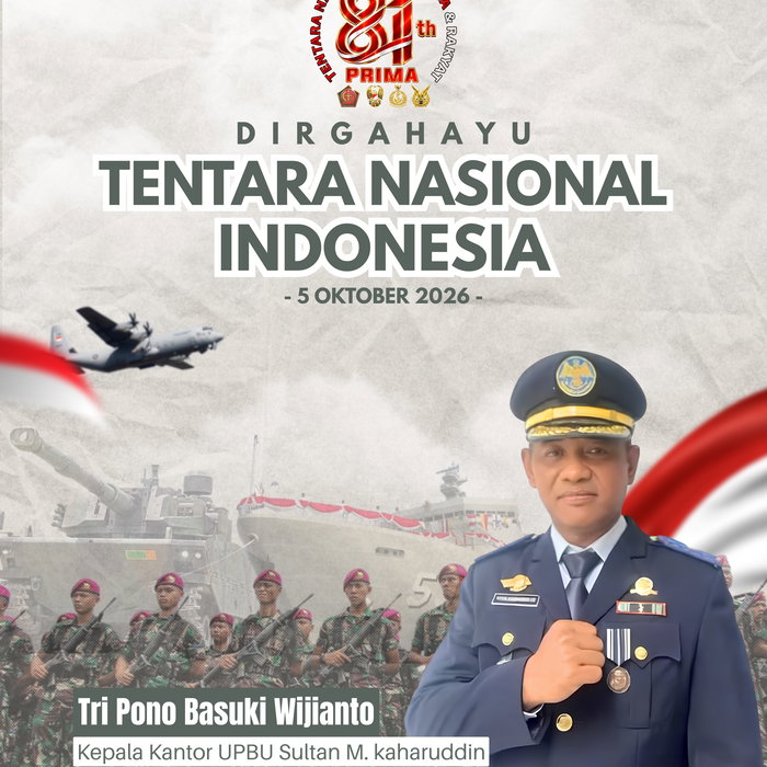 Halo Sobat SWQ! 👋✈️ Hari ini tanggal 5 Oktober 2026, bersama memperingati HUT ke-81 Tentara Nasional Indonesia (TNI) d…