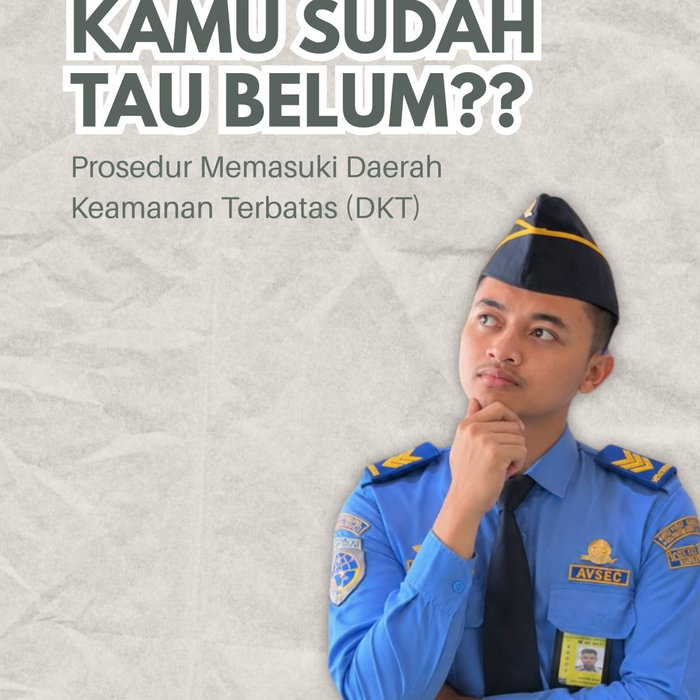 ✈️ **HALO SOBAT SWQ!** 👋😊 Sobat SWQ, sudah tahu belum bagaimana prosedur memasuki **Daerah Keamanan Terbatas (DKT)** …