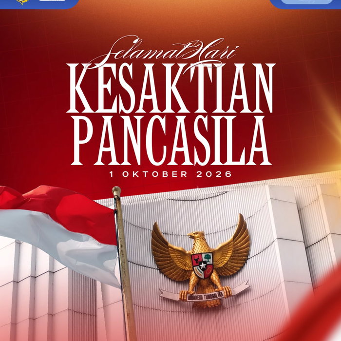 Halo ✈️ Pancasila menyatukan perbedaan, menerbangkan harapan bangsa ke masa depan yang lebih cerah ✨ elamat Hari Kesak…
