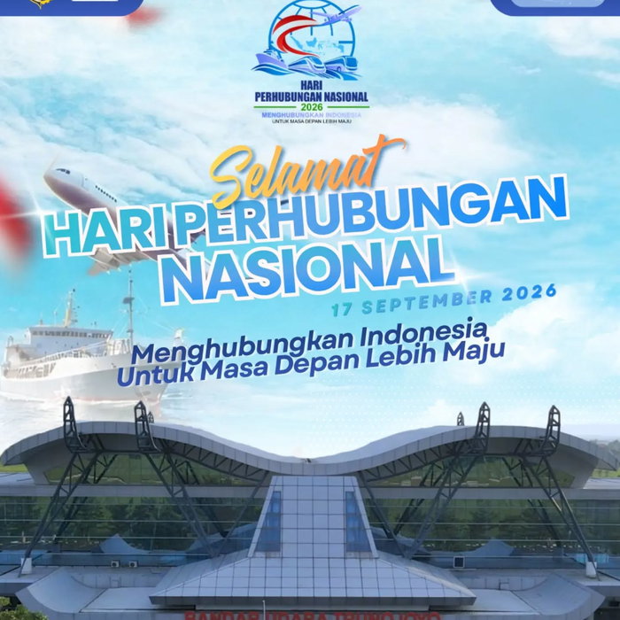 Halo ✈️ Pimpinan dan segenap keluarga besar Bandara Trunojoyo mengucapkan: "Selamat Hari Perhubungan Nasional Tahun 202…