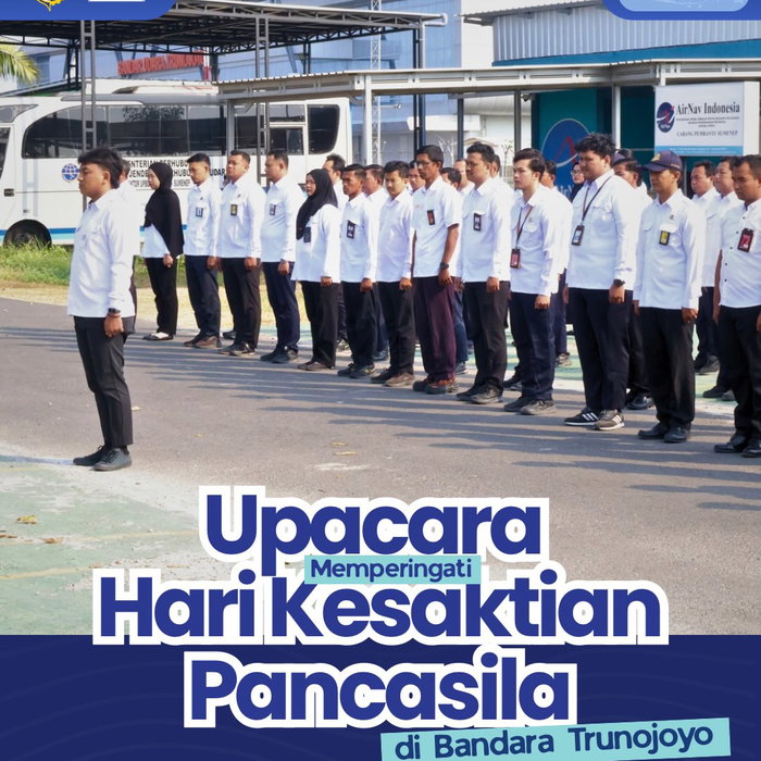 Halo ✈️ Memperingati Hari Kesaktian Pancasila, 1 Oktober 2026. Pimpinan beserta seluruh jajaran pegawaian di Bandara Tr…