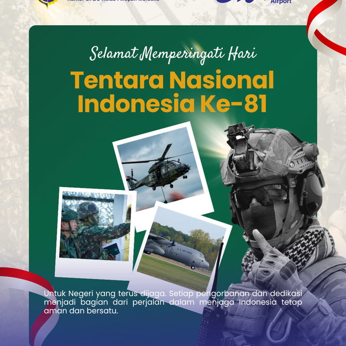 🇮🇩 Selamat Hari Tentara Nasional Indonesia (TNI) 🇮🇩 Terima kasih atas dedikasi dan pengabdian dalam menjaga kedaulatan …