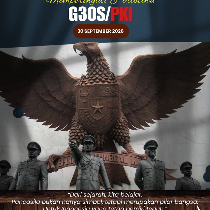 30 September menjadi bagian penting dalam catatan perjalanan sejarah bangsa Indonesia. Peristiwa G30S/PKI mengingatkan …