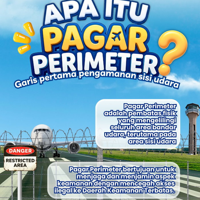 Cegah Akses Ilegal, Jaga Keselamatan Penerbangan!✈️ Hai Ulong dan Akak! 👋🏻✨ Pagar Perimeter bukan sekadar pembatas, …