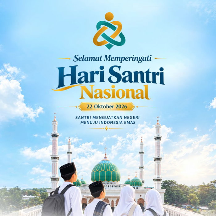 🌙 Selamat Hari Santri Nasional 2026! Santri menguatkan negeri, menuju Indonesia emas. Terus tebarkan kebaikan dan berk…
